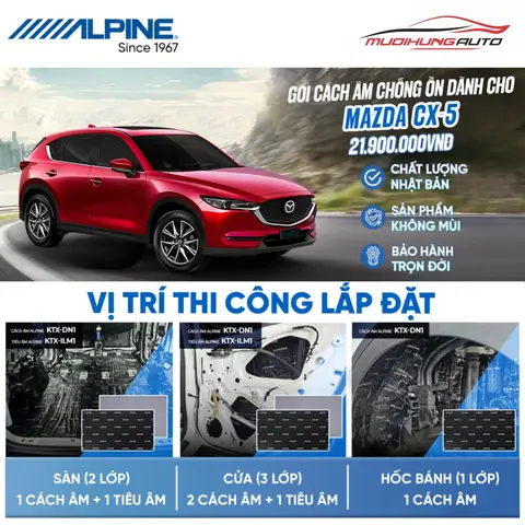 Bọc Cách Âm Cho Xe Ô Tô Mazda Cx-5: Hướng Dẫn Chi Tiết Và Lợi Ích