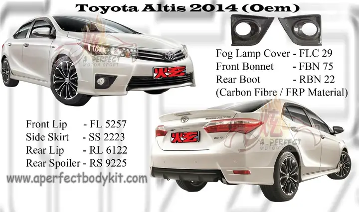 Bodykit Toyota Altis: Tổng Quan, Tính Năng Và Lựa Chọn Phù Hợp Cho Người Sở Hữu Xe