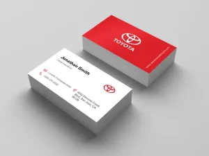 Card Visit Toyota: Bí Quyết Tạo Ấn Tượng Đầu Tiên Đáng Nhớ Cho Doanh Nghiệp Ô Tô