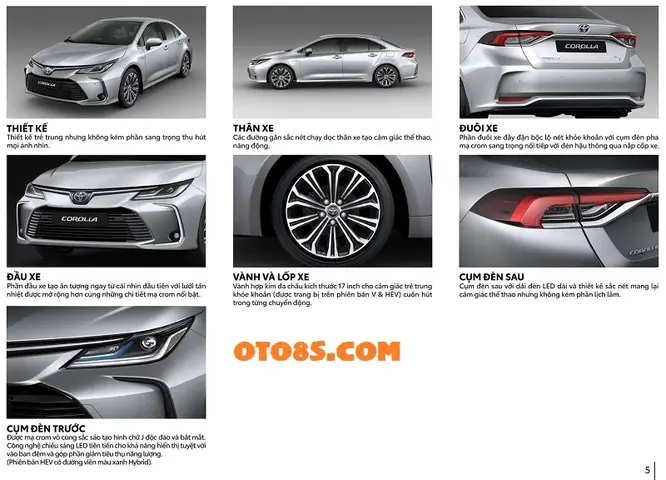Catalog Toyota Altis: Tất Cả Những Điều Bạn Cần Biết Về Dòng Xe Sedan Hàng Đầu