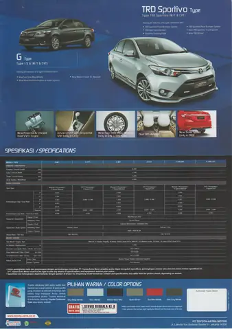 Catalog Toyota Vios – Tổng Quan Chi Tiết Về Các Phiên Bản, Trang Bị Và Giá Bán Hiện Nay