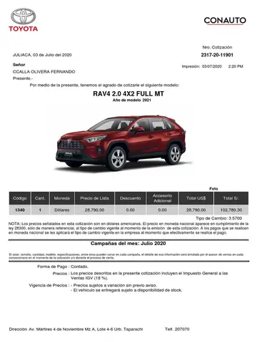 Cotización De Toyota: Guía Completa Para Obtener El Mejor Precio Y Maximizar Tu Inversión Cotización De Toyota: Guía Completa Para Obtener El Mejor Precio Y Maximizar Tu Inversión