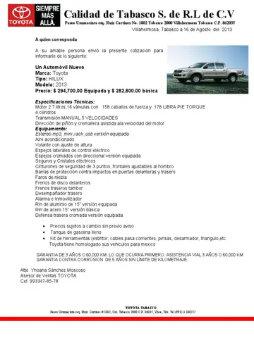 Cotización De Toyota: Guía Completa Para Obtener El Mejor Precio Y Maximizar Tu Inversión Cotización De Toyota: Guía Completa Para Obtener El Mejor Precio Y Maximizar Tu Inversión