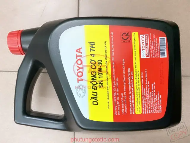 Dầu Toyota 10w30: Tất Cả Những Điều Cần Biết