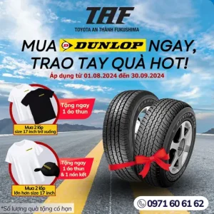Dunlop Toyota: Hướng Dẫn Chọn Lốp Phù Hợp Cho Xe Toyota