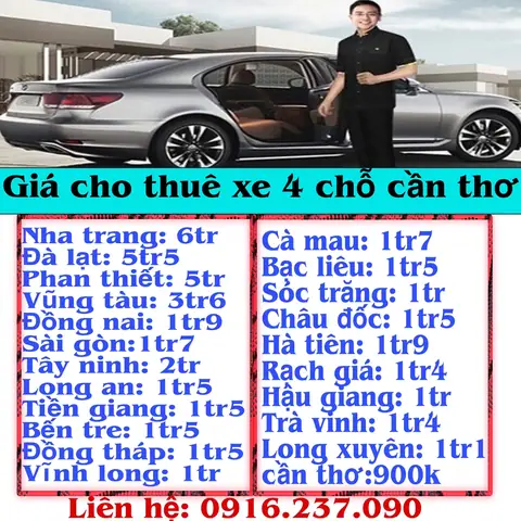 Giá Cho Thuê Xe 4 Chỗ Mazda Có Tài Xế: Thông Tin Chi Tiết Cập Nhật Mới Nhất