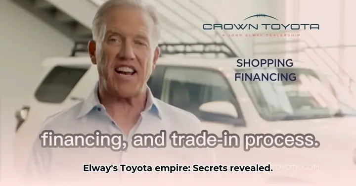 John Elway Và Toyota: Câu Chuyện Hợp Tác Đầy Đột Phá Giữa Huyền Thoại Bóng Bầu Đá Và Ô Tô Mỹ John Elway Và Toyota: Câu Chuyện Hợp Tác Đầy Đột Phá Giữa Huyền Thoại Bóng Bầu Đá Và Ô Tô Mỹ