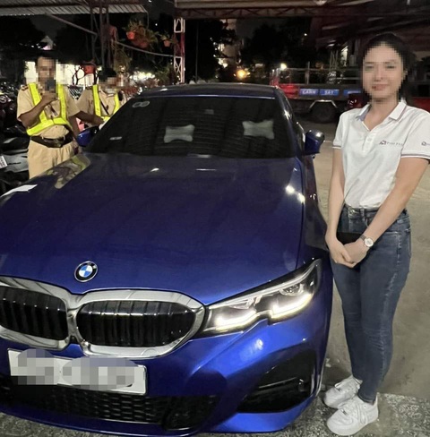 lái xe bmw 140km h