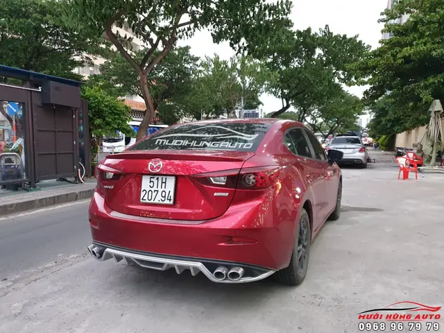 Lip 2 Pô Mazda 3 Viền Đỏ Đà Nẵng: Nâng Cấp Ngoại Hình Xe Sang