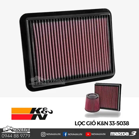 Lọc Gió K&n Mazda 3 Tại Đà Nẵng: Nâng Cao Hiệu Suất Và Tiết Kiệm Nhiên Liệu