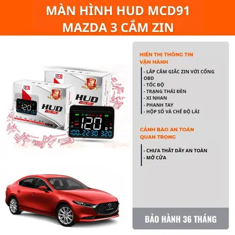 Màn Hình Hiển Thị Kính Lái Hud Mazda 3: Nâng Tầm Trải Nghiệm Lái Xe Hiện Đại