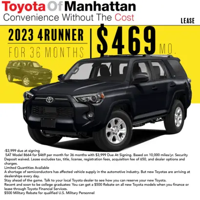 Manhattan Toyota Lease: Hướng Dẫn Toàn Diện Để Bạn Đạt Được Ưu Đãi Tốt Nhất Manhattan Toyota Lease: Hướng Dẫn Toàn Diện Để Bạn Đạt Được Ưu Đãi Tốt Nhất