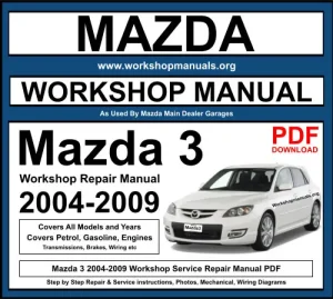 Hướng Dẫn Tải Miễn Phí Sách Hướng Dẫn Sửa Chữa Động Cơ Mazda 3 2004 Z6