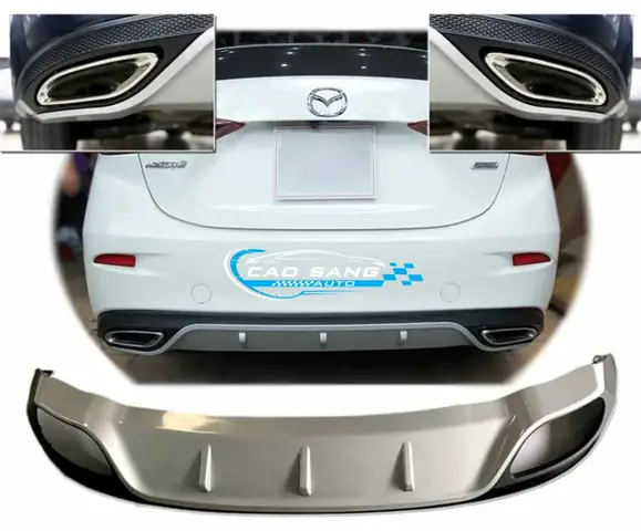 Mazda Lắp Thêm Lip Chia Pô: Nâng Cấp Ngoại Hình & Khí Động Học Cho Xế Yêu