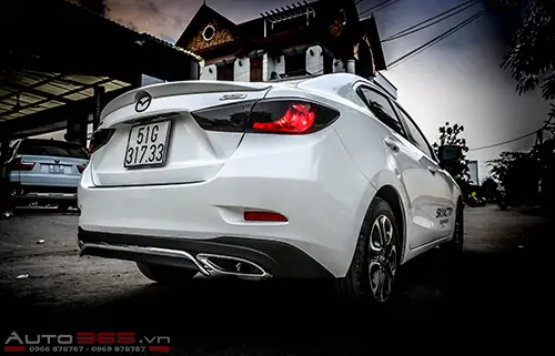 Mazda Lắp Thêm Lip Chia Pô: Nâng Cấp Ngoại Hình & Khí Động Học Cho Xế Yêu