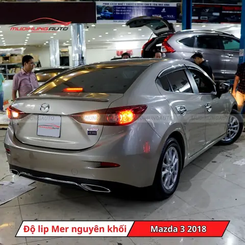 Mazda Lắp Thêm Lip Chia Pô Dạng Merc: Nâng Cấp Ngoại Hình Cho Xe