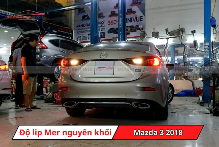 Mazda Lắp Thêm Lip Chia Pô Dạng Merc: Nâng Cấp Ngoại Hình Cho Xe