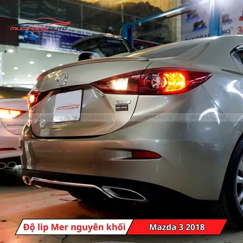 Mazda Lắp Thêm Lip Chia Pô Dạng Merc: Nâng Cấp Ngoại Hình Cho Xe