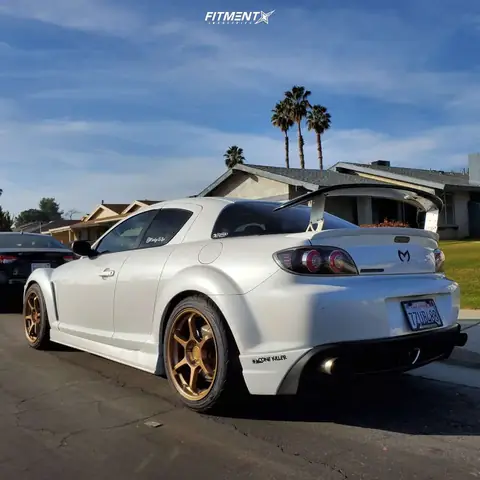 Mazda Rx-8 Trắng Mờ Cùng Mâm Vàng: Sự Kết Hợp Độc Đáo Cho Chiếc Xe Biểu Tượng