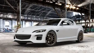Mazda Rx-8 Trắng Mờ Cùng Mâm Vàng: Sự Kết Hợp Độc Đáo Cho Chiếc Xe Biểu Tượng