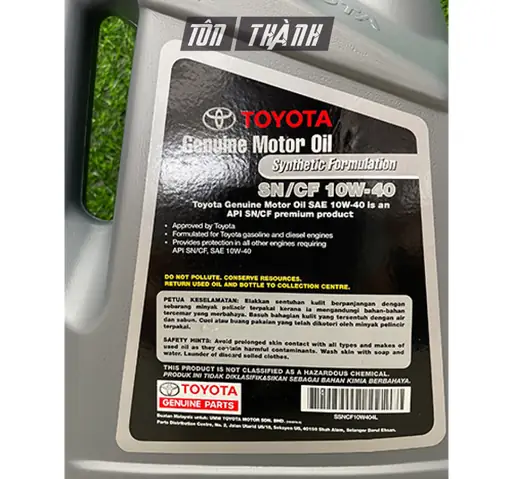 Nhớt Toyota 10w-40: Lựa Chọn Hoàn Hảo Cho Động Cơ Xe Hơi Và Cách Sử Dụng Hiệu Quả Nhớt Toyota 10w-40: Lựa Chọn Hoàn Hảo Cho Động Cơ Xe Hơi Và Cách Sử Dụng Hiệu Quả