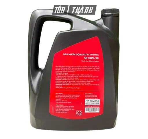 Nhot Toyota 10w30 – Tất Cả Những Gì Bạn Cần Biết Về Dầu Nhớt Đa Năng Cho Động Cơ Toyota