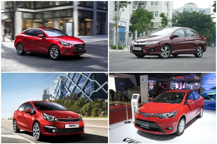 Đánh Giá Xe Toyota Vios, Honda City, Mazda 2 Và Kia Rio: So Sánh Chi Tiết Từ Chuyên Gia