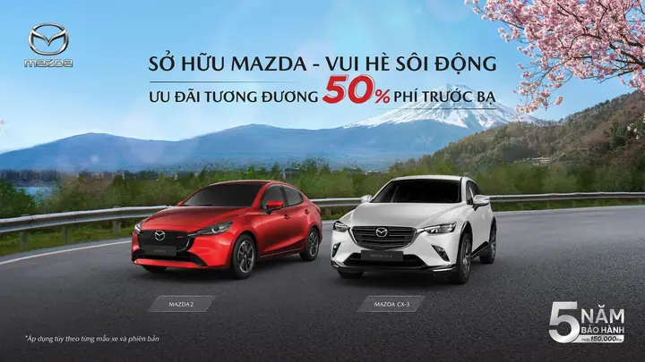 Mazda Giảm Giá Sốc Tháng 5: Cơ Hội Vàng Sở Hữu Xe Sang Với Ưu Đãi Khủng Từ Thaco