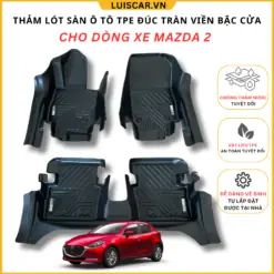 Thảm Lót Sàn Back Liners Cho Xe Mazda 2: Nâng Tầm Không Gian Nội Thất Và Bảo Vệ Xe Toàn Diện