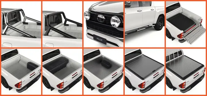 Toyota Hilux Extras: Những Tùy Chọn Và Phụ Kiện Đỉnh Cao Tăng Cường Hiệu Suất Và Độ Bảo Vệ Toyota Hilux Extras: Những Tùy Chọn Và Phụ Kiện Đỉnh Cao Tăng Cường Hiệu Suất Và Độ Bảo Vệ