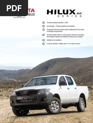 Toyota Hilux Pdf: Tất Cả Những Tài Liệu, Hướng Dẫn Và Thông Tin Quan Trọng Bạn Cần Biết Toyota Hilux Pdf: Tất Cả Những Tài Liệu, Hướng Dẫn Và Thông Tin Quan Trọng Bạn Cần Biết