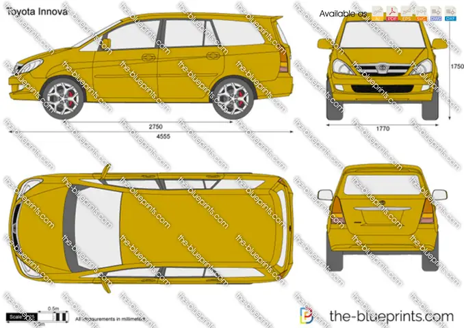 Toyota Innova Dimensions: Chi Tiết Kích Thước Xe