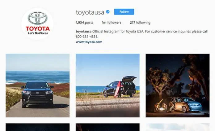 Toyota Instagram: Tổng Quan Và Cách Theo Dõi Các Nội Dung Mới