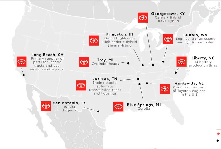 Toyota Locations: Danh Sách Các Đại Lý Và Nhà Máy Trên Toàn Cầu