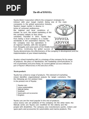 Toyota Marketing Strategy: Tổng Quan Chiến Lược Tiếp Thị Của Toyota Toyota Marketing Strategy: Tổng Quan Chiến Lược Tiếp Thị Của Toyota