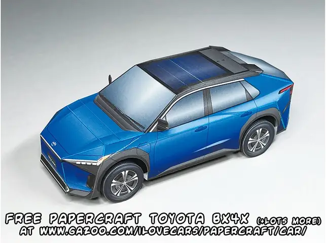 Hướng Dẫn Tạo Mô Hình Toyota Papercraft Chi Tiết
