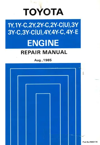 Toyota Repair Manual: Hướng Dẫn Sửa Chữa Xe Đầy Đủ