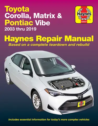 Toyota Repair Manual: Hướng Dẫn Sửa Chữa Xe Đầy Đủ