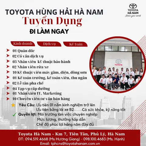 Toyota Tuyển Dụng – Cơ Hội Việc Làm Và Quy Trình Ứng Tuyển Chi Tiết 2026