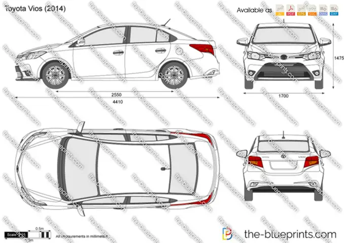 Hướng Dẫn Vẽ Xe Toyota Vios Từng Bước Chi Tiết
