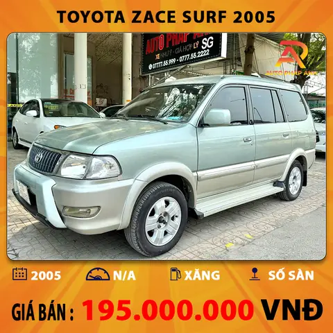 Toyota Zace Surf – Tổng Quan Và Những Điều Cần Biết