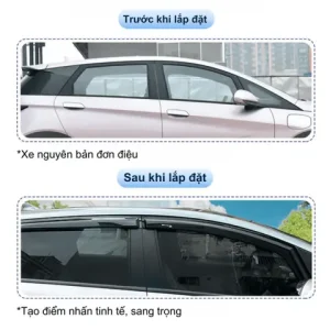Vè Che Mưa Chỉ Mạ Cao Cấp Cho Xe Mazda 2: Nâng Tầm Thẩm Mỹ Và Tiện Ích