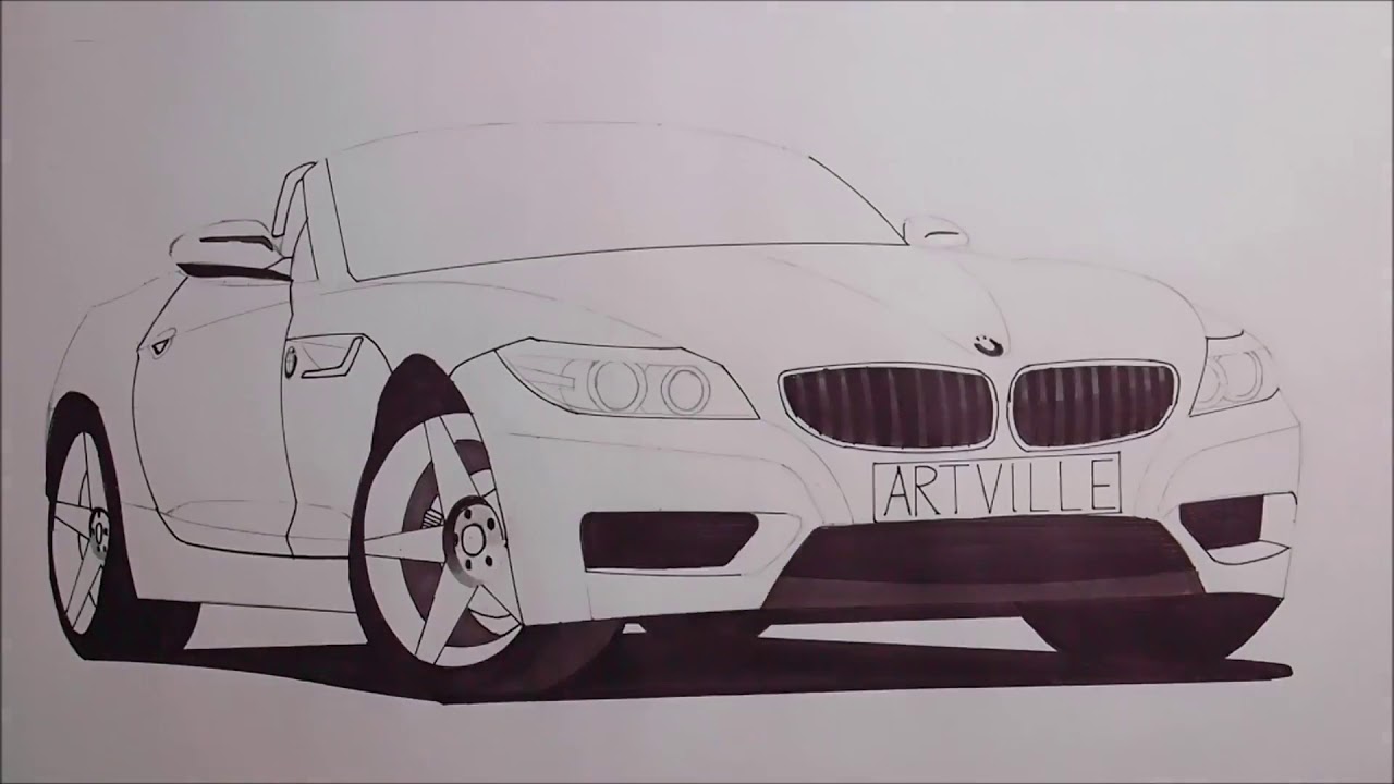 Bí Quyết Vẽ Xe BMW Từ Cơ Bản Đến Chuyên Nghiệp: Hướng Dẫn Chi Tiết Cho Người Mới Bắt Đầu 2 vẽ xe bmw - Hình 4