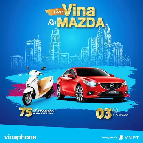 Vinaphone Khuyến Mãi: Cơ Hội Trúng Mazda Vẫy Gọi, Đừng Bỏ Lỡ!