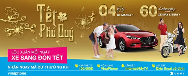 Vinaphone Khuyến Mãi: Cơ Hội Trúng Mazda Vẫy Gọi, Đừng Bỏ Lỡ!