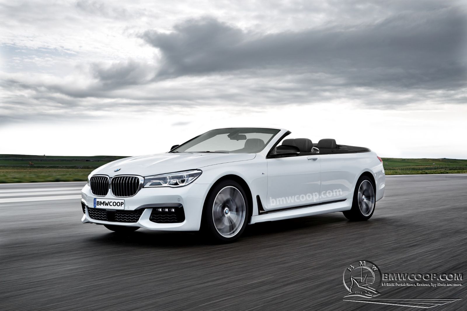 BMW 7 Series Convertible: Giấc Mơ Xa Xỉ Hay Huyền Thoại Chưa Từng Được Sản Xuất? 3 bmw 7 series convertible - Hình 3