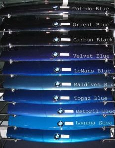 bmw blue colors code