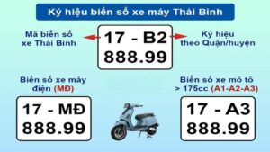 biển số xe 17 ở đâu
