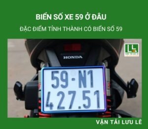 biển số xe 59 ở đâu