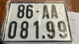 biển số xe 86 ở đâu